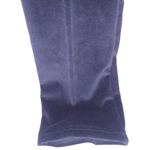 St Johns Bay Womens Pants Size 8 Solid Black Corduroy Stretch Skinny Waist 28" - Picture 10 of 14